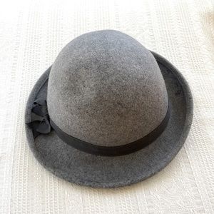 Women’s GOORIN BROS Grey 100% Wool Fedora Hat Size Small